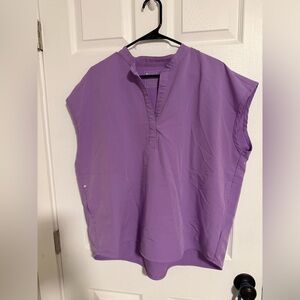 Figs women’s scrub set purple xl